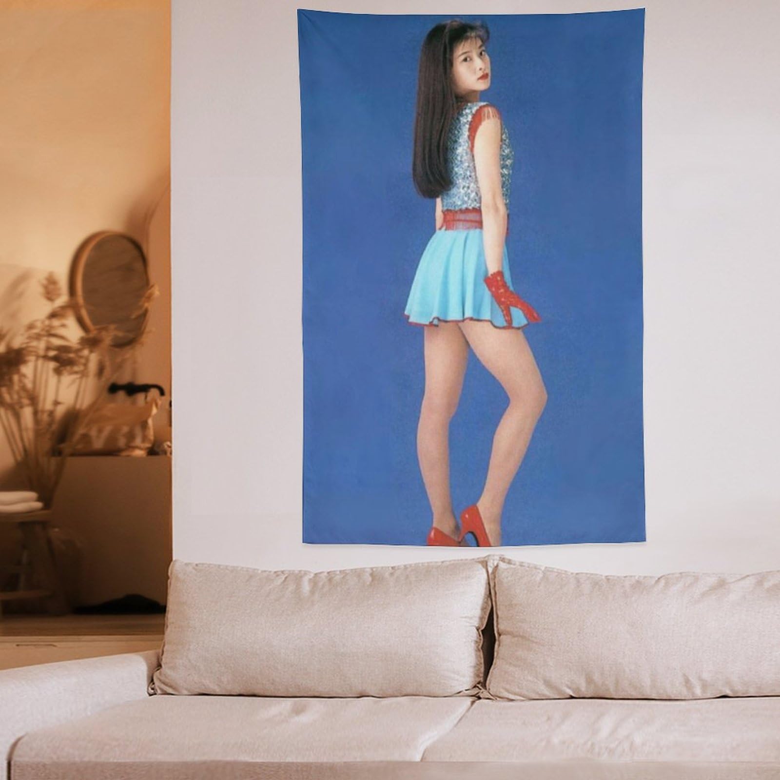 Amazon.co.jp: 森高千里-232 タペストリー、絵画、ポスター